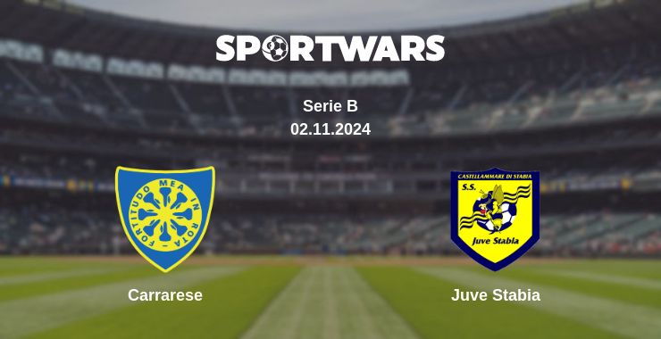 Where to watch the match Carrarese - Juve Stabia