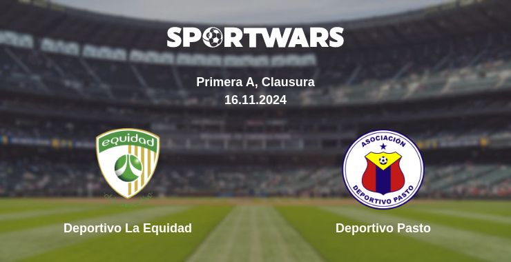 Where to watch the match Deportivo La Equidad - Deportivo Pasto