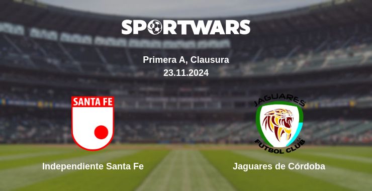 Where to watch the match Independiente Santa Fe - Jaguares de Córdoba