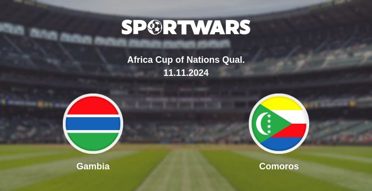 Where to watch the match Gambia - Comoros