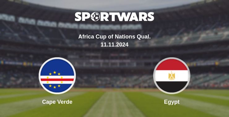 Where to watch the match Cape Verde - Egypt