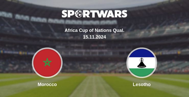 Where to watch the match Morocco - Lesotho