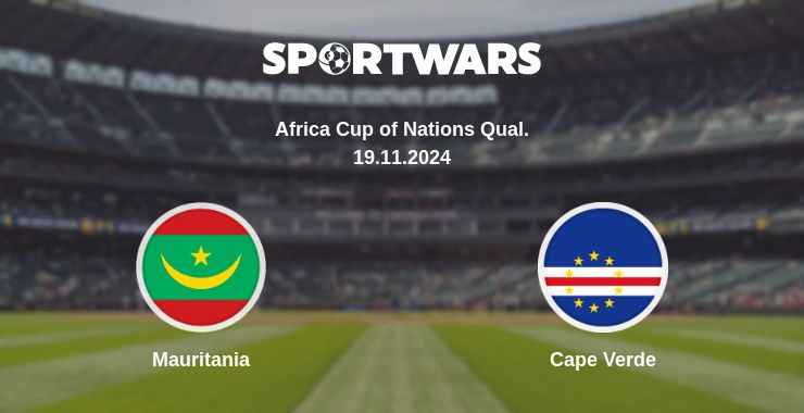 Where to watch the match Mauritania - Cape Verde