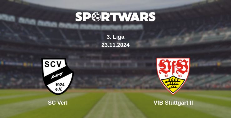 Where to watch the match SC Verl - VfB Stuttgart II