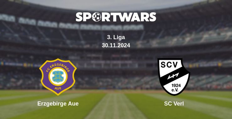 Where to watch the match Erzgebirge Aue - SC Verl