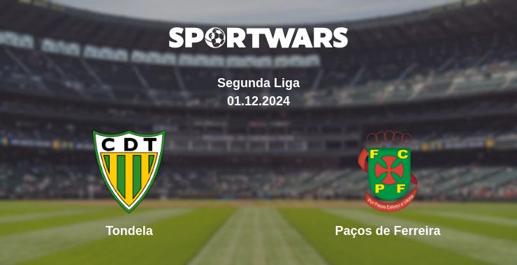 Where to watch the match Tondela - Paços de Ferreira