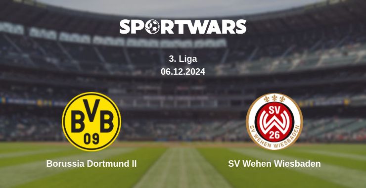 Where to watch the match Borussia Dortmund II - SV Wehen Wiesbaden