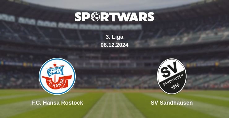 Where to watch the match F.C. Hansa Rostock - SV Sandhausen