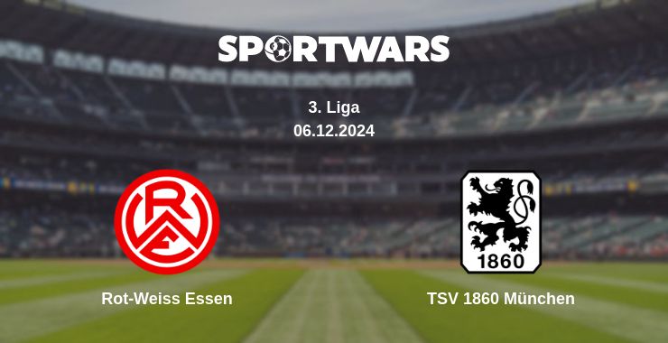 Where to watch the match Rot-Weiss Essen - TSV 1860 München