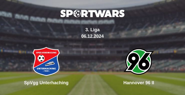 Where to watch the match SpVgg Unterhaching - Hannover 96 II