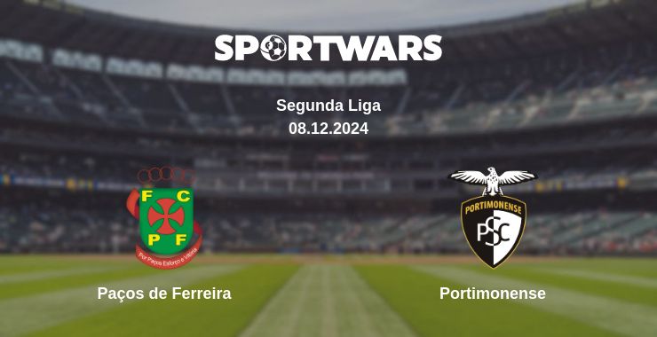 Where to watch the match Paços de Ferreira - Portimonense