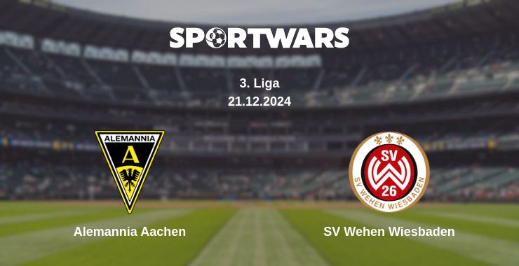 Where to watch the match Alemannia Aachen - SV Wehen Wiesbaden