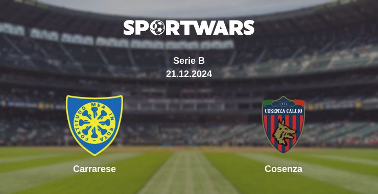 Where to watch the match Carrarese - Cosenza