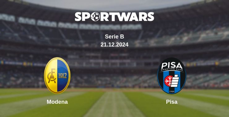 Where to watch the match Modena - Pisa