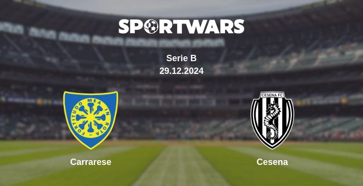 Where to watch the match Carrarese - Cesena