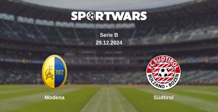 Where to watch the match Modena - Südtirol