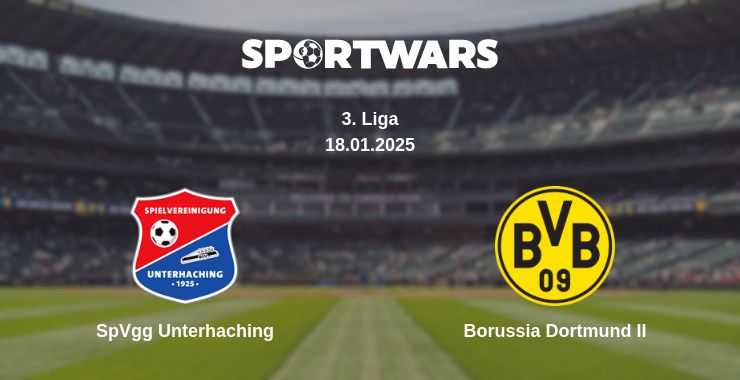 Where to watch the match SpVgg Unterhaching - Borussia Dortmund II