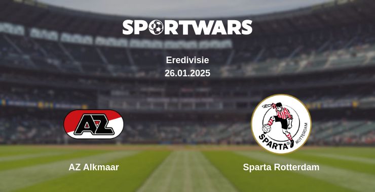 Where to watch the match AZ Alkmaar - Sparta Rotterdam