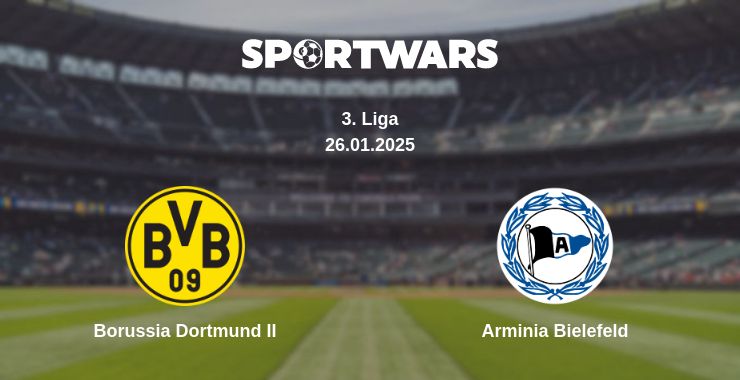 Where to watch the match Borussia Dortmund II - Arminia Bielefeld