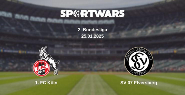 Where to watch the match 1. FC Köln - SV 07 Elversberg