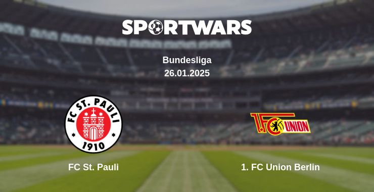 Where to watch the match FC St. Pauli - 1. FC Union Berlin