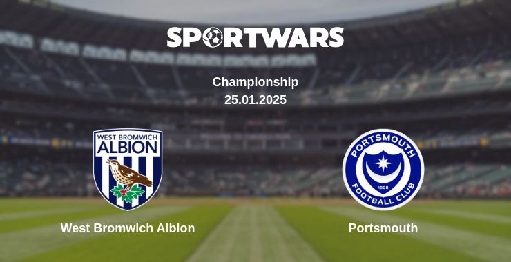 Where to watch the match West Bromwich Albion - Portsmouth