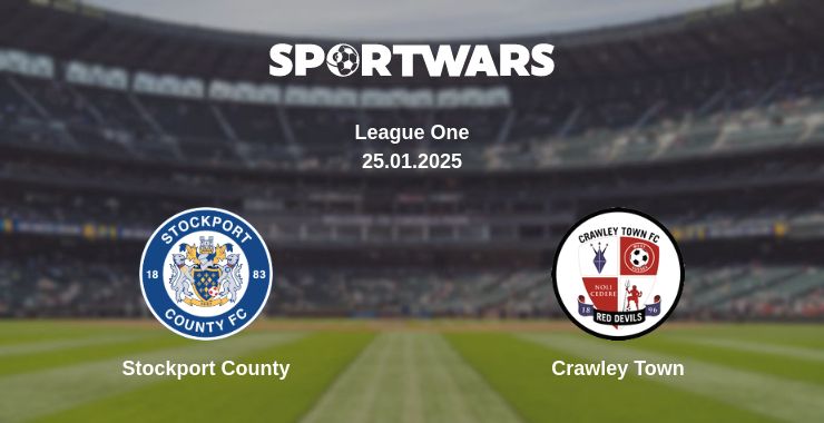 Where to watch the match Stockport County - Crawley Town