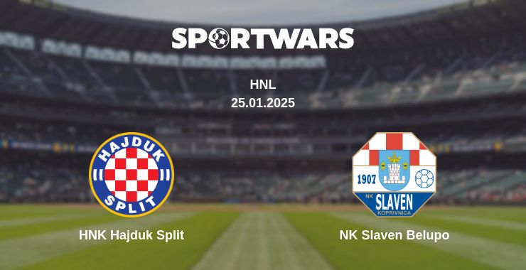 Where to watch the match HNK Hajduk Split - NK Slaven Belupo