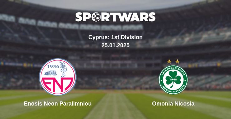 Where to watch the match Enosis Neon Paralimniou - Omonia Nicosia