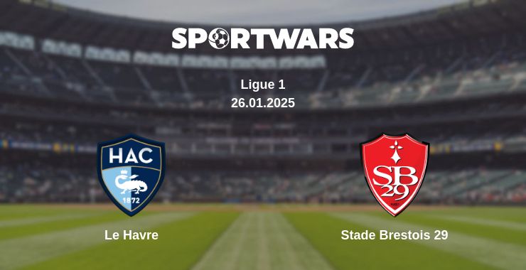 Where to watch the match Le Havre - Stade Brestois 29