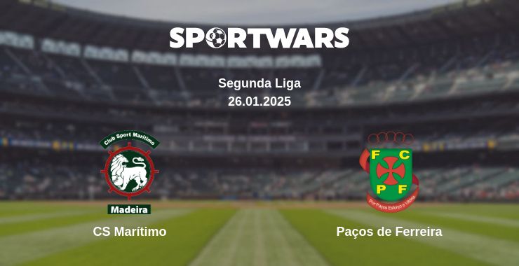 Where to watch the match CS Marítimo - Paços de Ferreira