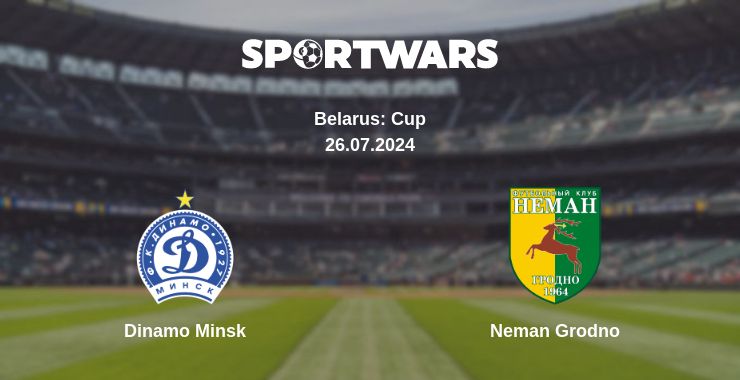 Where to watch the match Dinamo Minsk - Neman Grodno