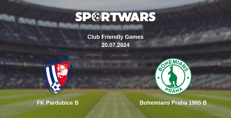 Where to watch the match FK Pardubice B - Bohemians Praha 1905 B