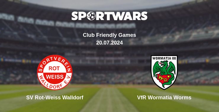 Where to watch the match SV Rot-Weiss Walldorf - VfR Wormatia Worms