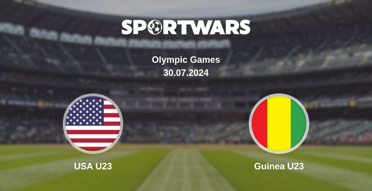 Where to watch the match USA U23 - Guinea U23