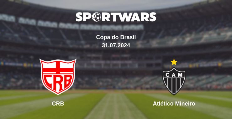 Where to watch the match CRB - Atlético Mineiro