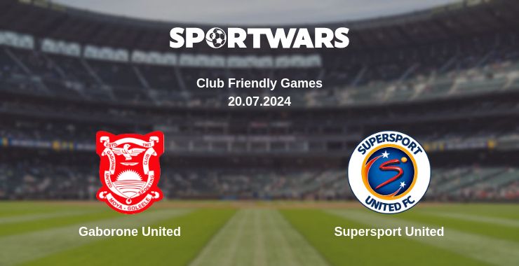 Where to watch the match Gaborone United - Supersport United