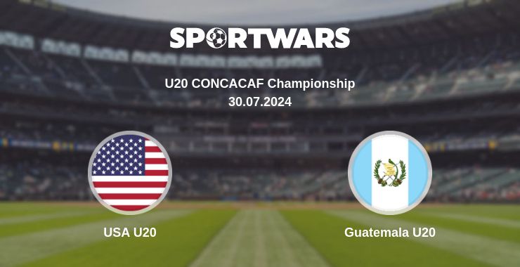 Where to watch the match USA U20 - Guatemala U20