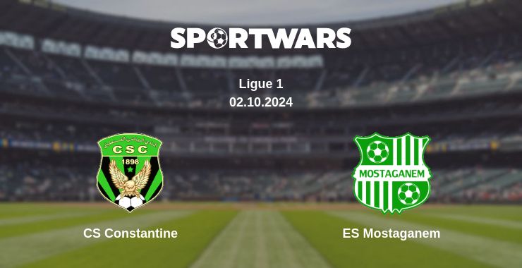 Where to watch the match CS Constantine - ES Mostaganem