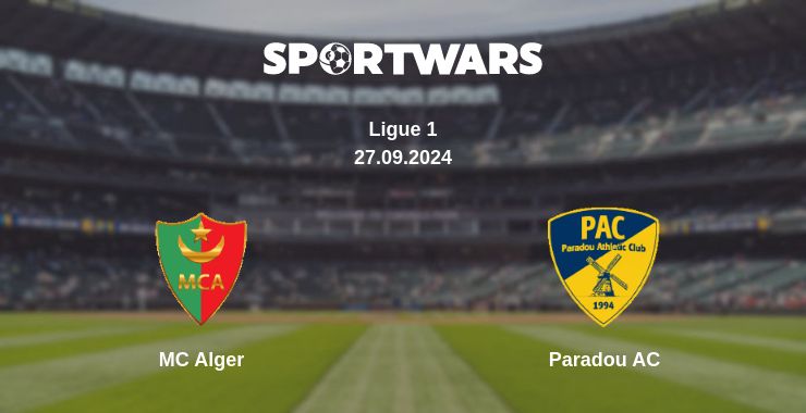 Where to watch the match MC Alger - Paradou AC