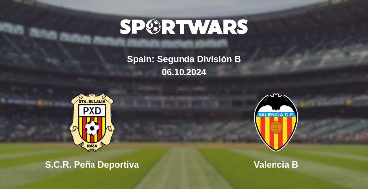 Where to watch the match S.C.R. Peña Deportiva - Valencia B