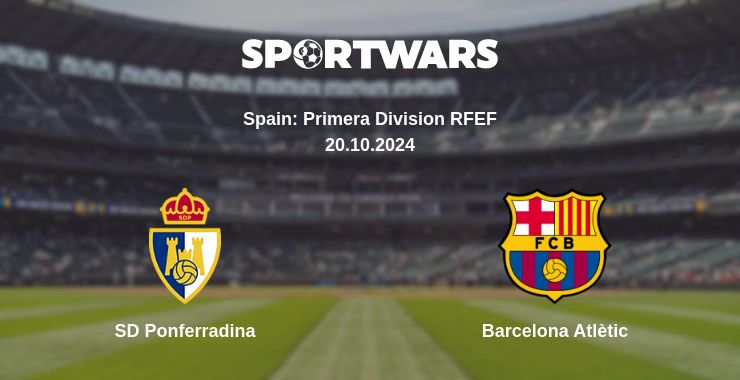 Where to watch the match SD Ponferradina - Barcelona Atlètic