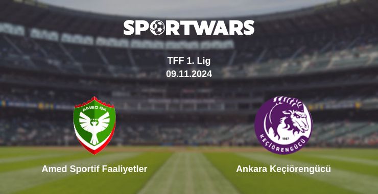 Where to watch the match Amed Sportif Faaliyetler - Ankara Keçiörengücü