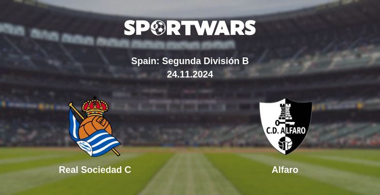 Where to watch the match Real Sociedad C - Alfaro