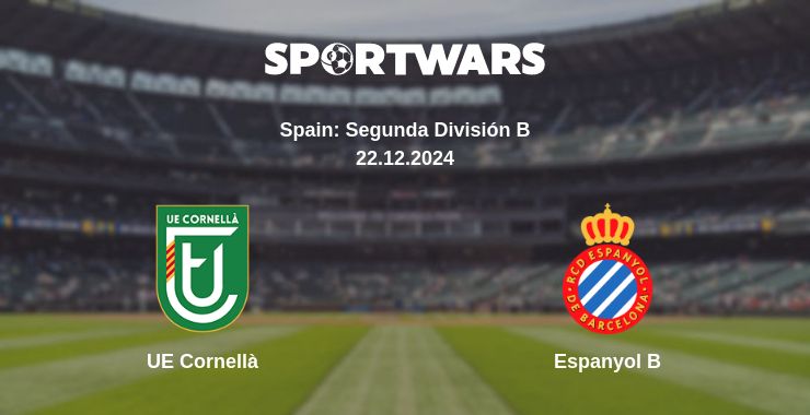 Where to watch the match UE Cornellà - Espanyol B