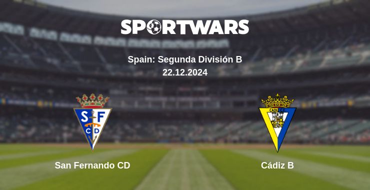 Where to watch the match San Fernando CD - Cádiz B