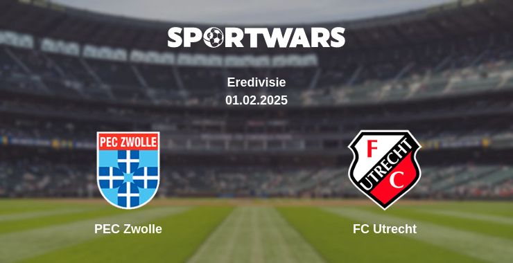 Where to watch the match PEC Zwolle - FC Utrecht