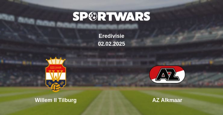 Where to watch the match Willem II Tilburg - AZ Alkmaar