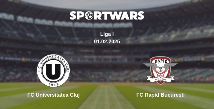 Where to watch the match FC Universitatea Cluj - FC Rapid București