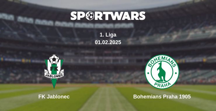 Where to watch the match FK Jablonec - Bohemians Praha 1905